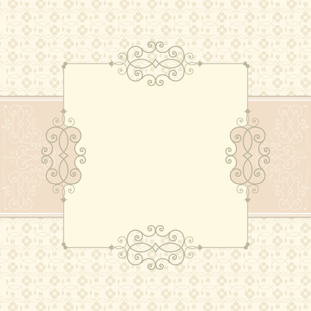 Vintage cardのイラスト素材