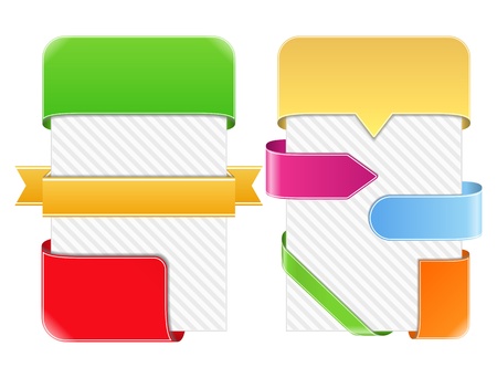 Design elements for bannersのイラスト素材