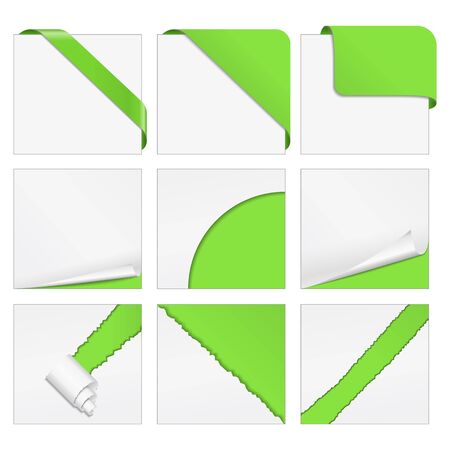 Corner design elementsのイラスト素材