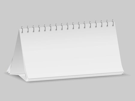 Blank desk calendarのイラスト素材