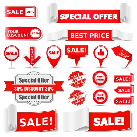 Sale Bannersのイラスト素材