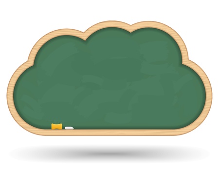 Blackboard cloudのイラスト素材