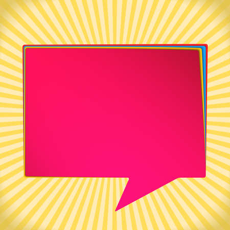 Background with speech bubbleのイラスト素材