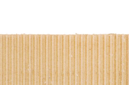 Cardboard isolated on white backgroundの写真素材