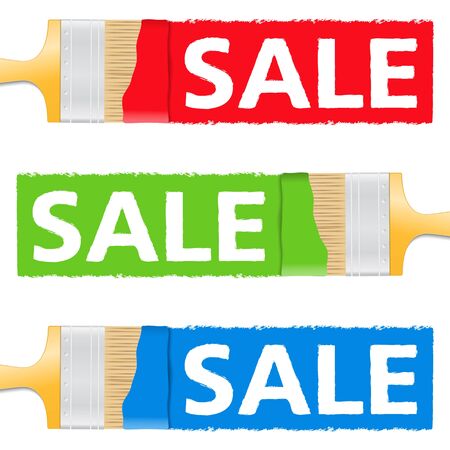 Sale Bannersのイラスト素材