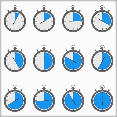 Timer Iconsのイラスト素材