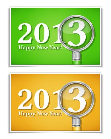 Happy new year bannersのイラスト素材