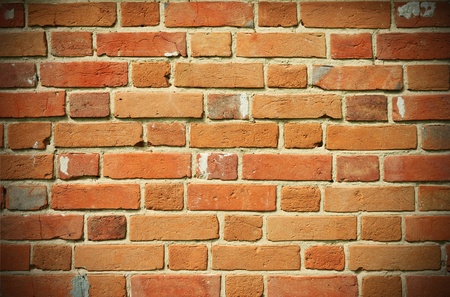 Old brick wallの写真素材