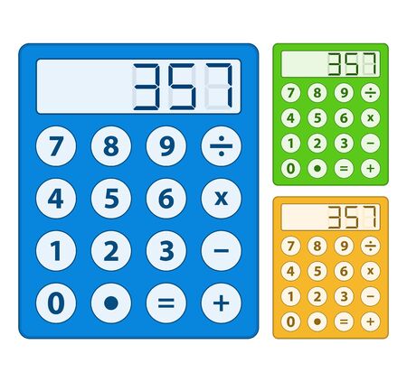 Simple calculator iconのイラスト素材