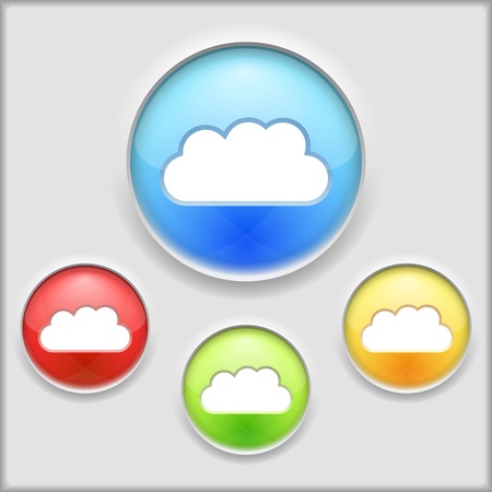 Cloud Iconのイラスト素材