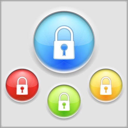 Lock Iconのイラスト素材
