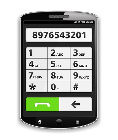 Modern Smart Phoneのイラスト素材