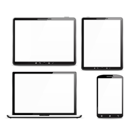 Mobile Devices Setのイラスト素材
