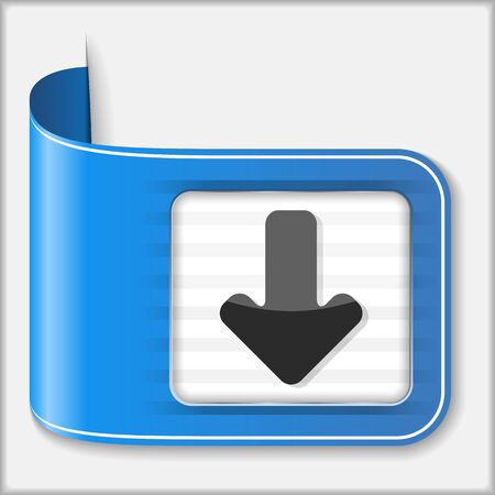 Download Buttonのイラスト素材
