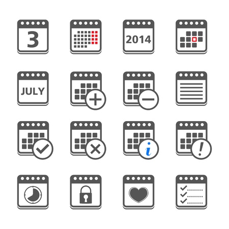 Calendar Iconsのイラスト素材