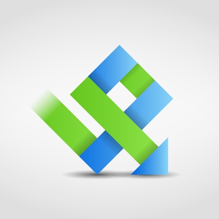 Abstract arrow iconのイラスト素材