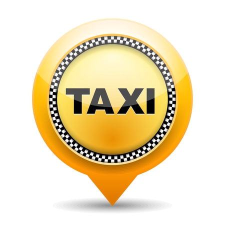 Taxi iconのイラスト素材