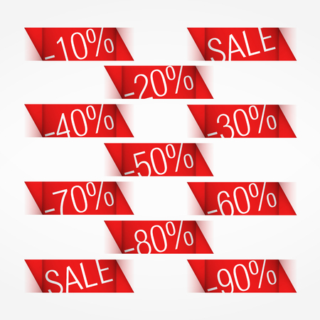 Red Discountsのイラスト素材