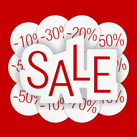 Sale conceptのイラスト素材