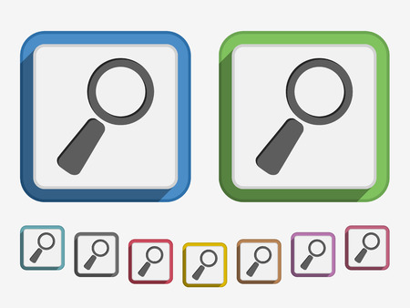 Magnifying Glass Iconのイラスト素材