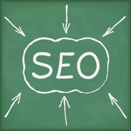 SEO Conceptのイラスト素材