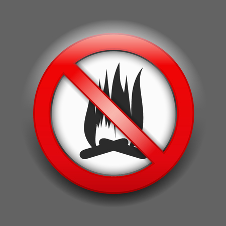 No fire signのイラスト素材