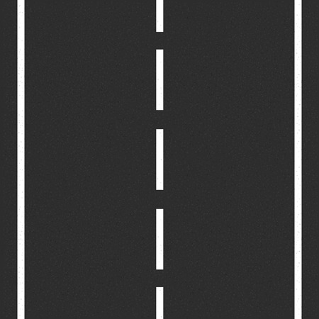 Asphalt road with road markingsのイラスト素材