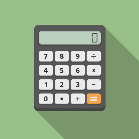 Calculator, flat designのイラスト素材