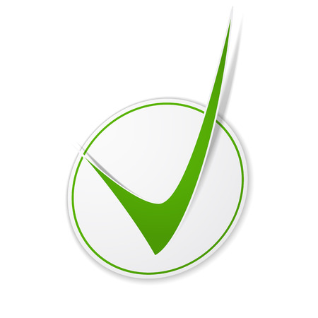 Green check mark symbolのイラスト素材