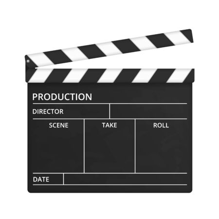 Clapper Boardのイラスト素材