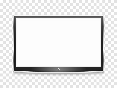 Modern LCD TV screenのイラスト素材
