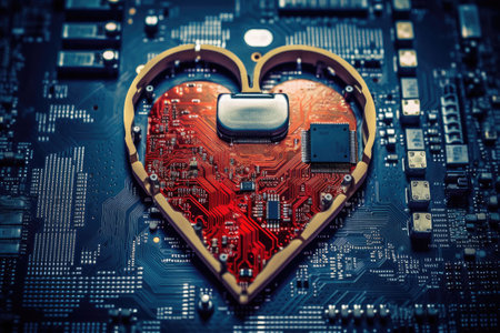 Heart of a computer, Generative AIの素材