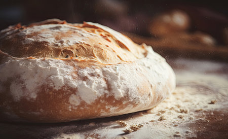 Close-up of fresh breadの素材