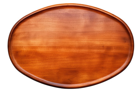 Empty vintage wooden signboard isolated on white backgroundの素材