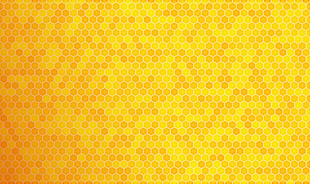 Horizontal honeycombs pattern, vector eps10 illustrationのイラスト素材