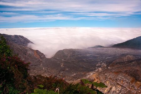 Mountain above the clouds.の写真素材