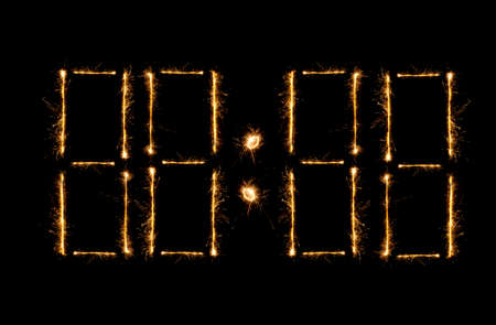 New editable shiny modern time clock
