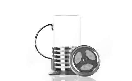 kettle isolated on white backgroundの写真素材