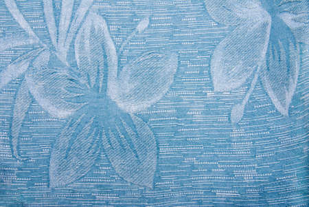 A background image of a blue hawaiian shirt