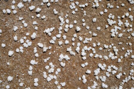 Salt lake detail patternの写真素材