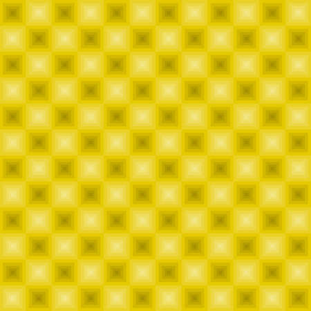 Neon squares vector seamless pattern in bright yellow colorのイラスト素材