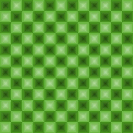 Neon squares vector seamless patterns in green colorのイラスト素材