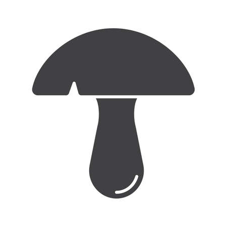 Mushroom glyph iconのイラスト素材