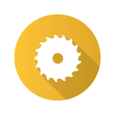 Circular saw blade iconのイラスト素材