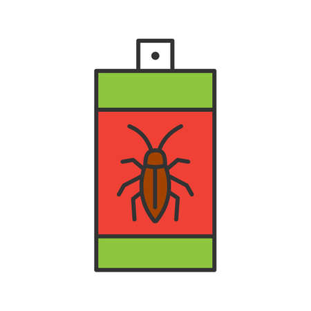 Roaches repellent spray iconのイラスト素材