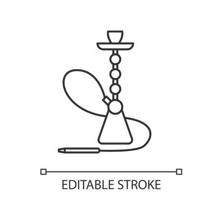 Hookah Pixel Perfect Linear Icon Sheesha House Cultural Qalyan Nargile Lounge Thin Line Customizable Illustration Contour Symbol Vector Isolated Outline Drawing Editable Stroke Tasmeemme Com