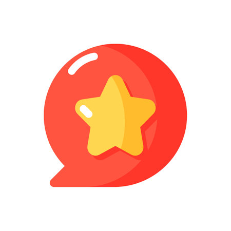 Star vector flat color icon. User can mark favorite place on map. Toggle item to saved. User friendly system interface creation. Cartoon style clip art for mobile app. Isolated RGB illustrationのイラスト素材