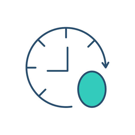 Zero-hour contract RGB color icon. At-will employment. Flexibility. Agreement between employer and...