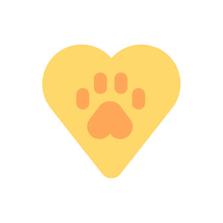 Animal welfare vector flat color icon. Pet health care. Vet service. Green movement. Ecology and environmental protection. Cartoon style clip art for mobile app. Isolated RGB illustrationのイラスト素材