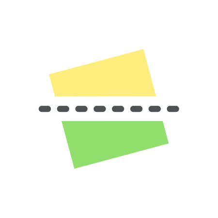 Straight flat color ui icon. horizontal line. Picture and video repair tool. photo editor instrument. Simple filled element for mobile app. Colorful solid pictogram. Vector isolated RGB illustrationのイラスト素材